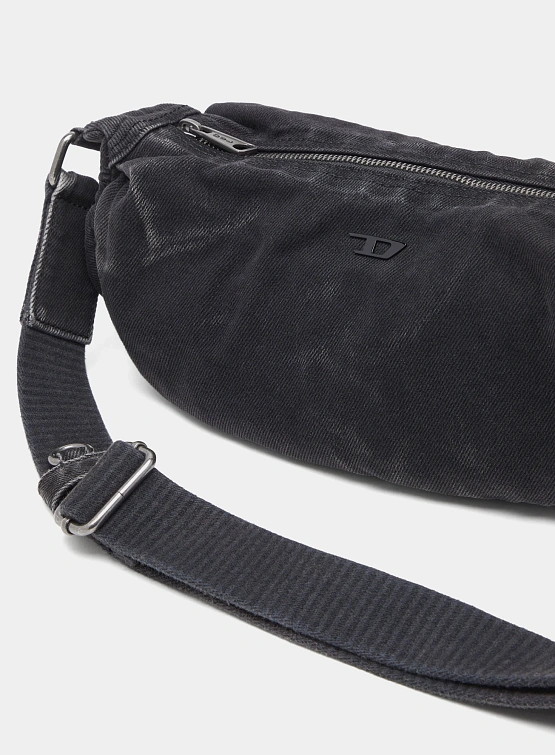 Сумка Diesel Denim Rave Crossbody Black