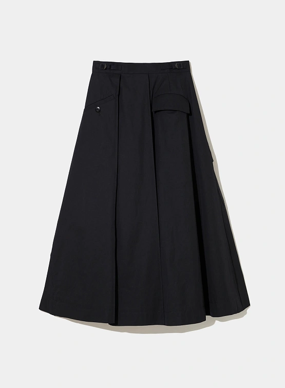 Женская юбка UNDERCOVER Cotton Gabber Army Skirt Black