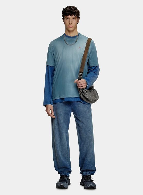 Сумка Diesel Denim Rave Crossbody Black