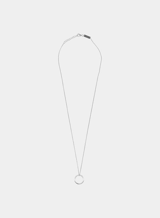Ожерелье Maison Margiela Logo Ring Silver