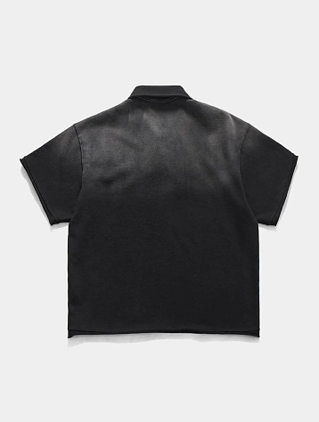 Поло EASTLOGUE Cut Out Collar Black