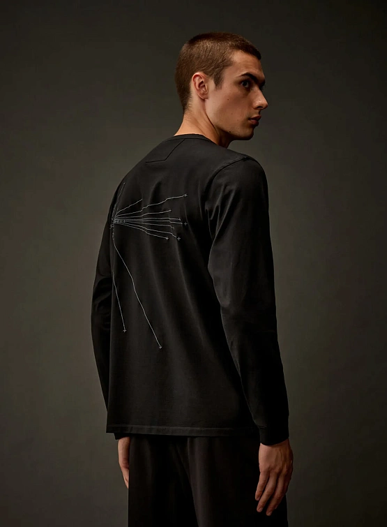 Лонгслив C.P. Company Metropolis Series Mercerized Black