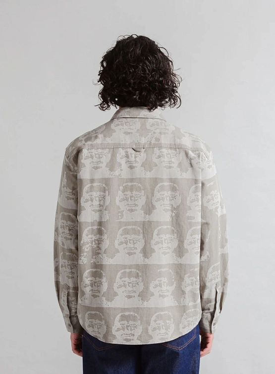 Рубашка Heresy Stone Head Shirt Green