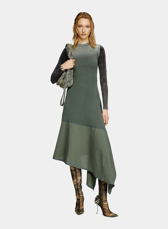 Женское платье Diesel D-Elicy Abito Dark Green