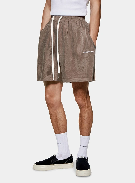 Шорты MKI MIYUKI ZOKU Sandwash Cupro Brown