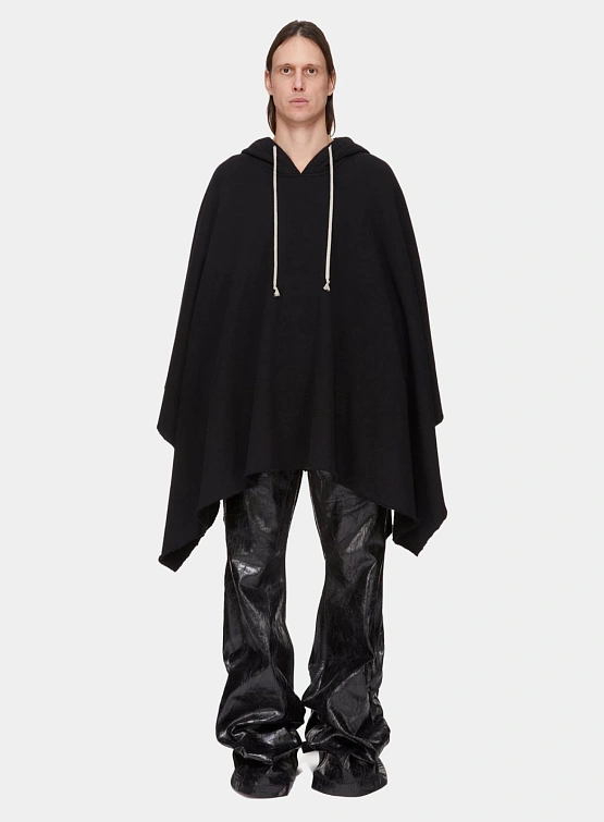 Худи RICK OWENS DRKSHDW Poncho Black