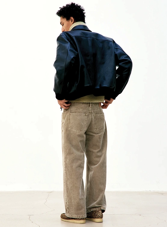 Куртка COOR A-2 Leather Jacket Black