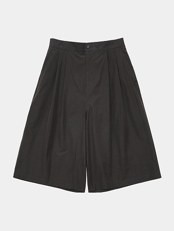 Шорты AMOMENTO Two Tuck Wide Shorts Charcoal