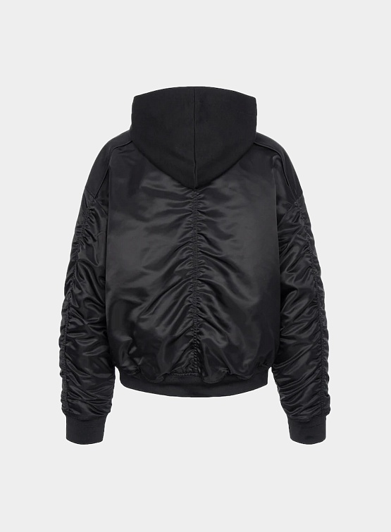 Куртка JUUN.J Hood Detachable MA-1 Jumper Black