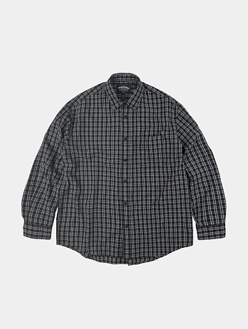Рубашка FrizmWORKS Seersucker Checked Black