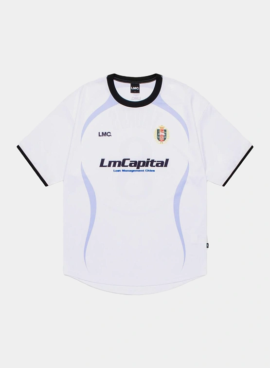 LMC Capital Soccer Jersey Tee White Lost Management Cities Studio Slow