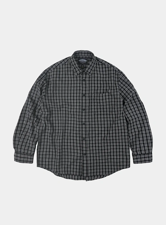 Рубашка FrizmWORKS Seersucker Checked Black