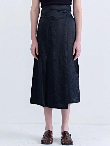 Женская юбка EPINGLER Wrap Pleats Organza Black