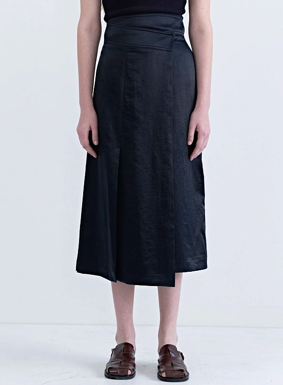 Женская юбка EPINGLER Wrap Pleats Organza Black