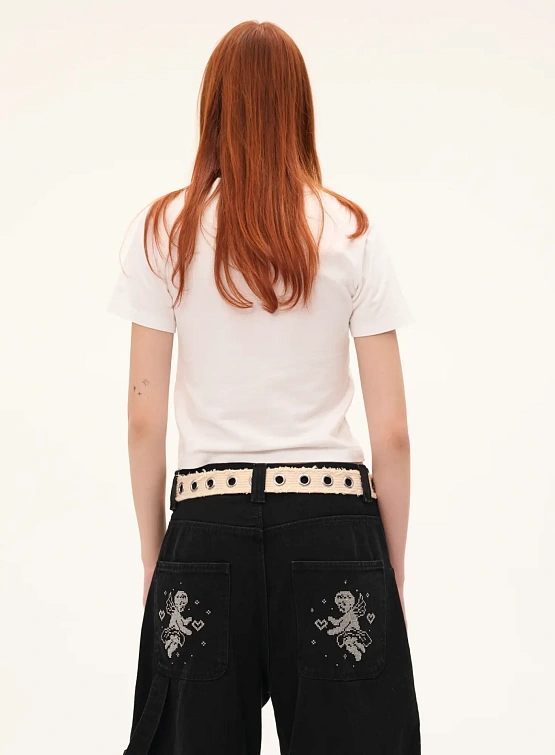 Женская футболка Carne Bollente Doggy Puppy Style White