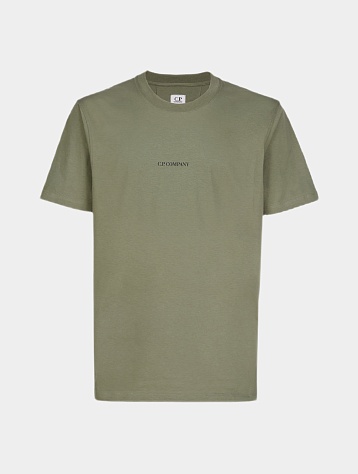 Футболка C.P. Company 30/1 Jersey Compact Bronze Green