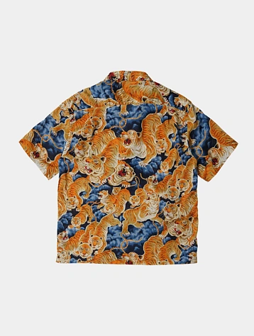 Рубашка FrizmWORKS Tiger Hawaiian Half Navy