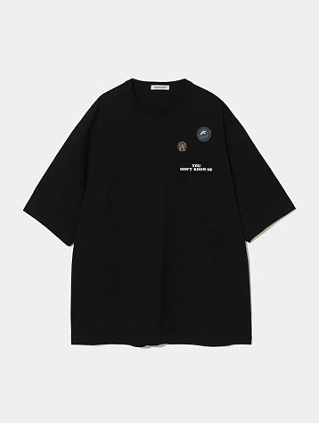 Футболка UNDERCOVER Badge Embroidery And Patch Black