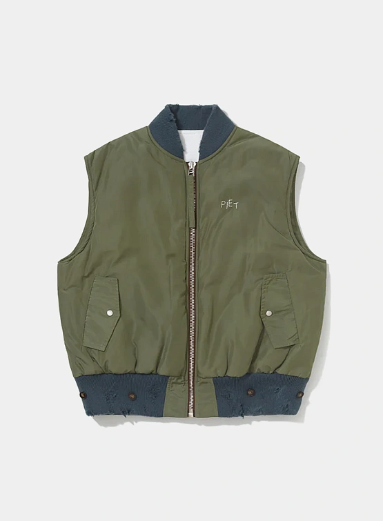 Жилет PIET MA-1 Distressed Green