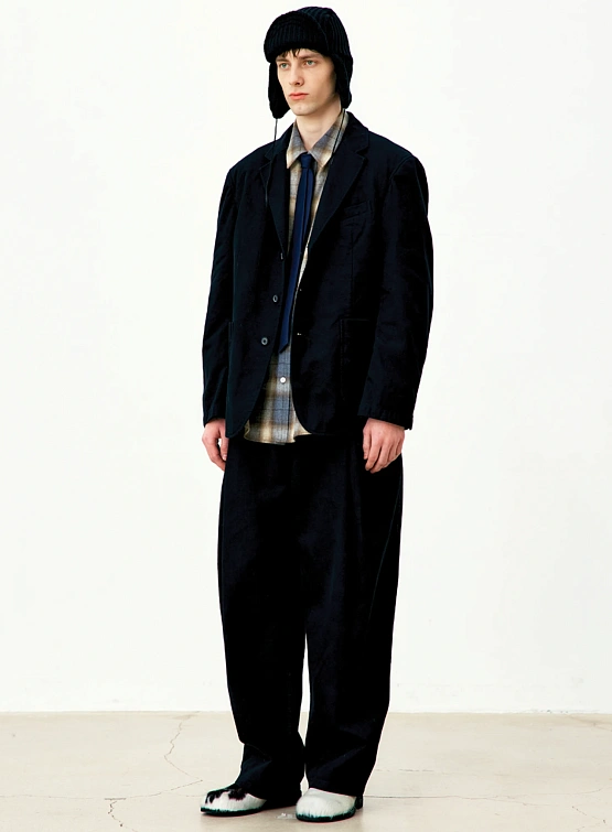 Брюки COOR Banding Washed Double Pleated Washed Black