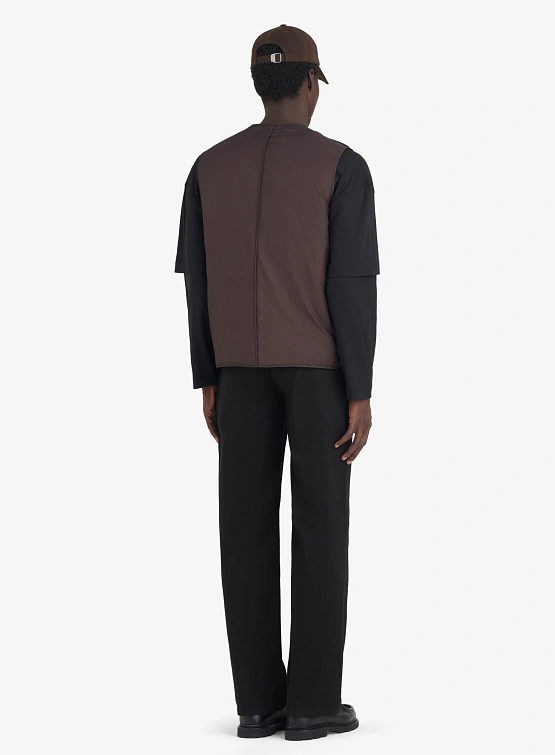 Жилет Études Paded Zip Vest Dk Brown