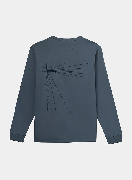 Лонгслив C.P. Company Metropolis Series Mercerized Orion Blue