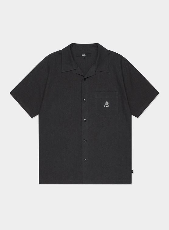 Рубашка LMC Globe Linen Short Slv Shirt Black