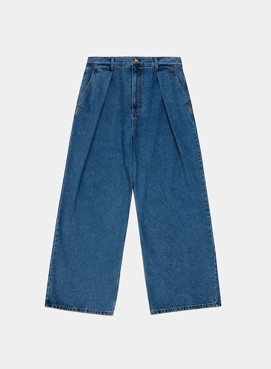 Джинсы ADERERROR Sig; TRS Tag 02 Blue