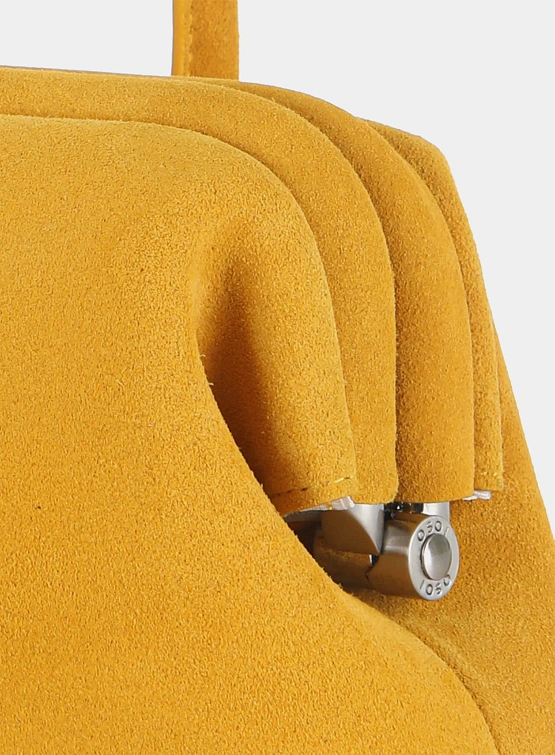 Сумка OSOI Boat Wide Mini Suede Mustard