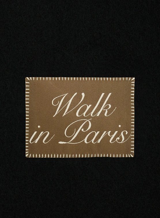 Шарф Walk In Paris Wool Logo Black