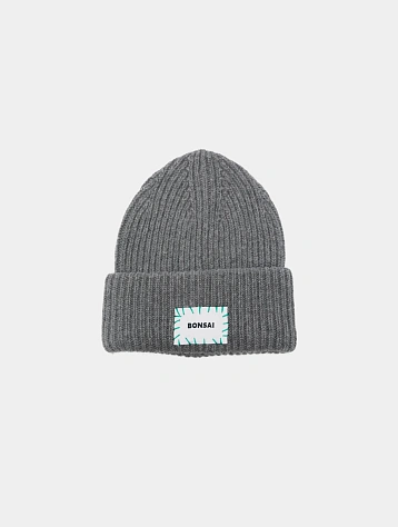 Шапка BONSAI Basic Cashmere Beanie Medium Grey