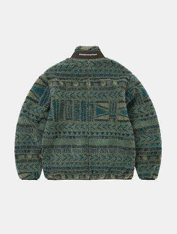 Флисовая куртка thisisneverthat SP Sherpa Fleece Olive