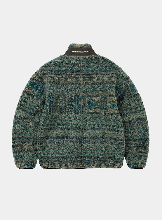 Флисовая куртка thisisneverthat SP Sherpa Fleece Olive