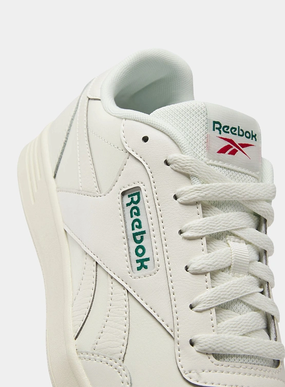 Кеды Reebok Court Advance Chalk/Dark Green