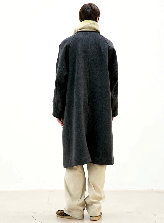 Пальто COOR Cashmere Balmacaan Dark Soil Grey