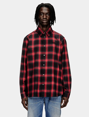 Рубашка Diesel S-Simply-Check-Hgbt Red/Black