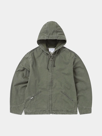 Джинсовая куртка thisisneverthat Washed Carpenter Olive Drab