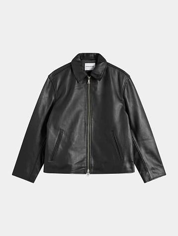 Кожаная куртка MKI MIYUKI ZOKU Cropped Leather Rider Black