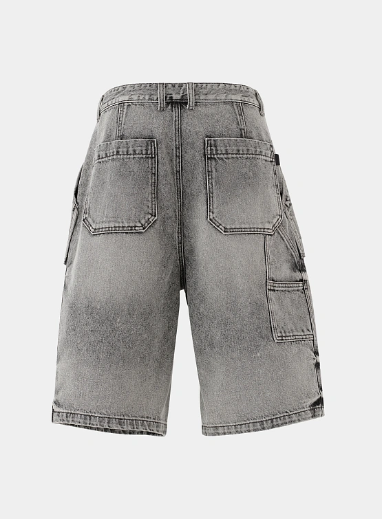 Шорты JUUN.J Denim Washed Shorts Grey