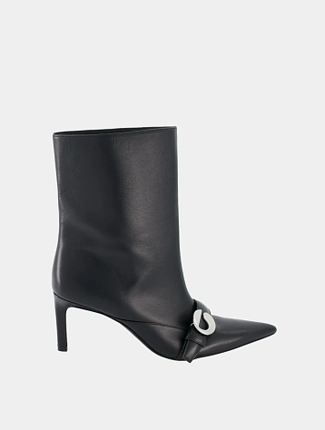 Женские ботильоны Coperni Ankle Heeled Belt Black