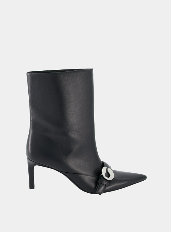 Женские ботильоны Coperni Ankle Heeled Belt Black