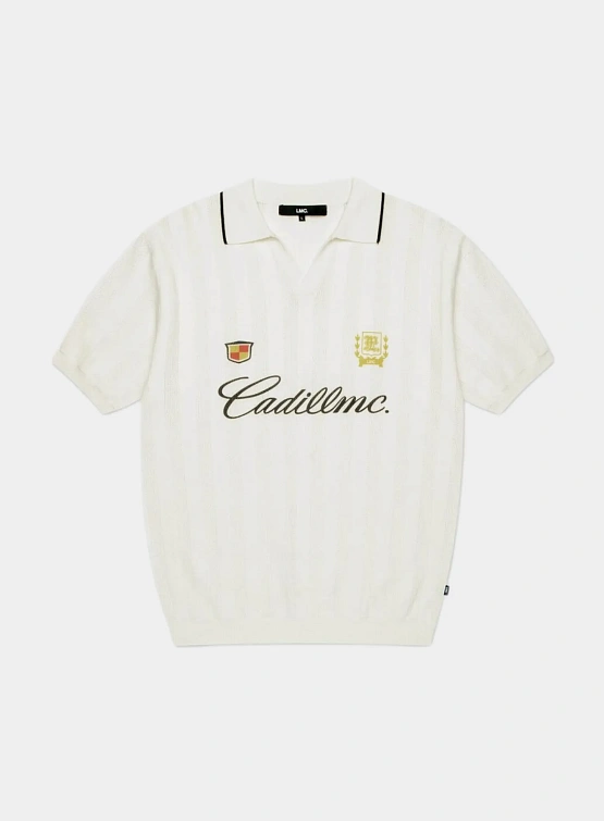 Поло LMC Mesh Knit Polo Shirt Ivory