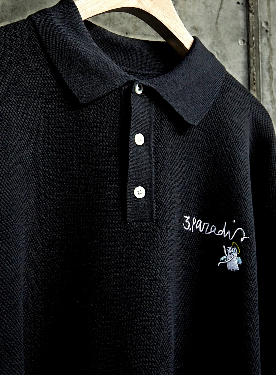 Поло 3.PARADIS SS Polo Black