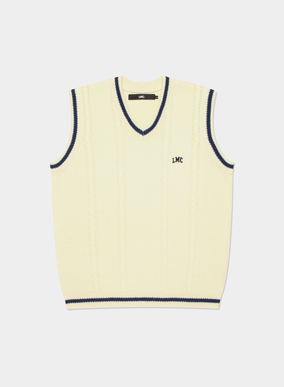 Жилет LMC Cable Arch Knit Vest Ivory