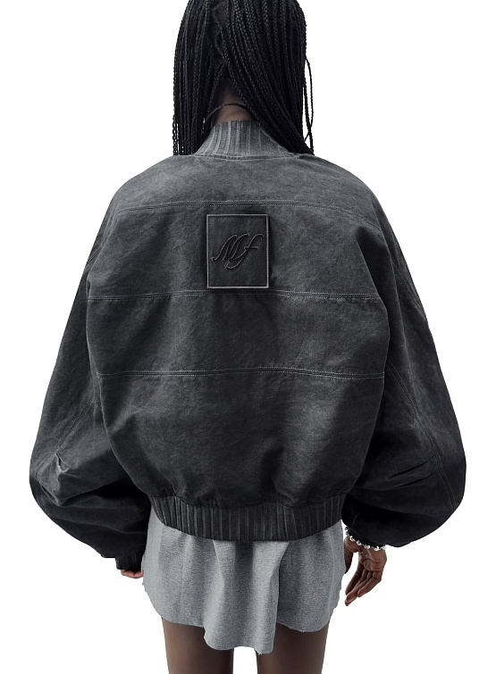 Бомбер MADFRENZY Oversized Black