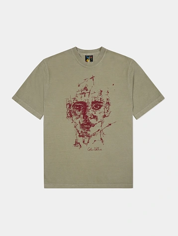 Футболка KidSuper Sketched Face Tee Sandstone