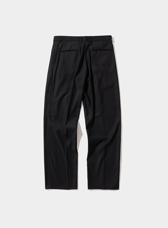 Брюки Uniform Bridge Wide Slacks Black