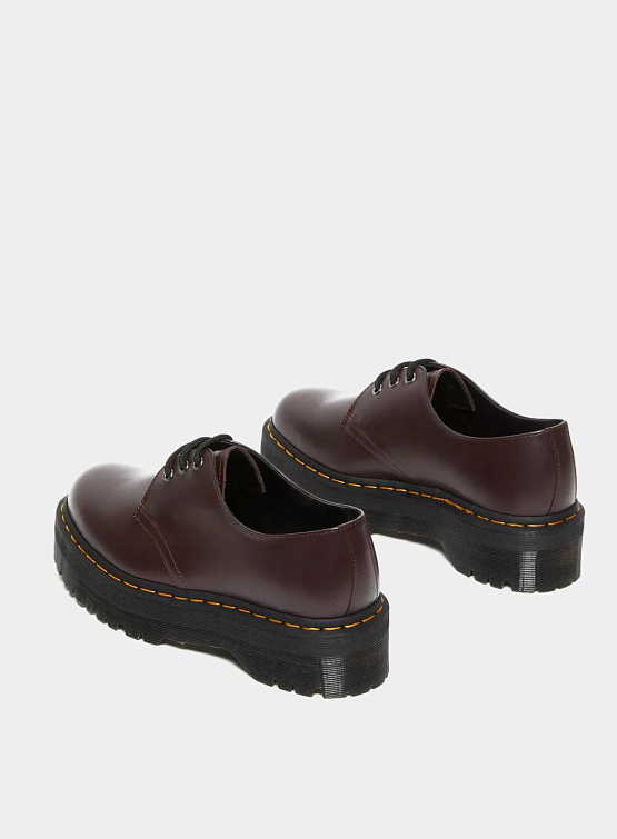 Женские полуботинки Dr. Martens 1461 Smooth Leather Burgundy