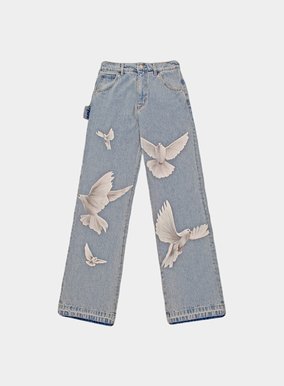 Джинсы 3.PARADIS Doves Baggy Denim Washed Blue