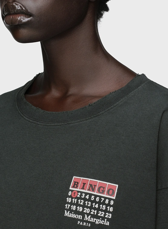 Женский лонгслив Maison Margiela Bingo Carbon